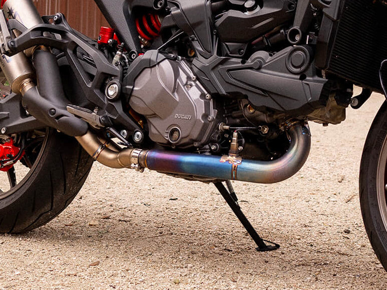 モンクー SPARK Ducati Monster 937 Racing Titanium Exhaust Collector