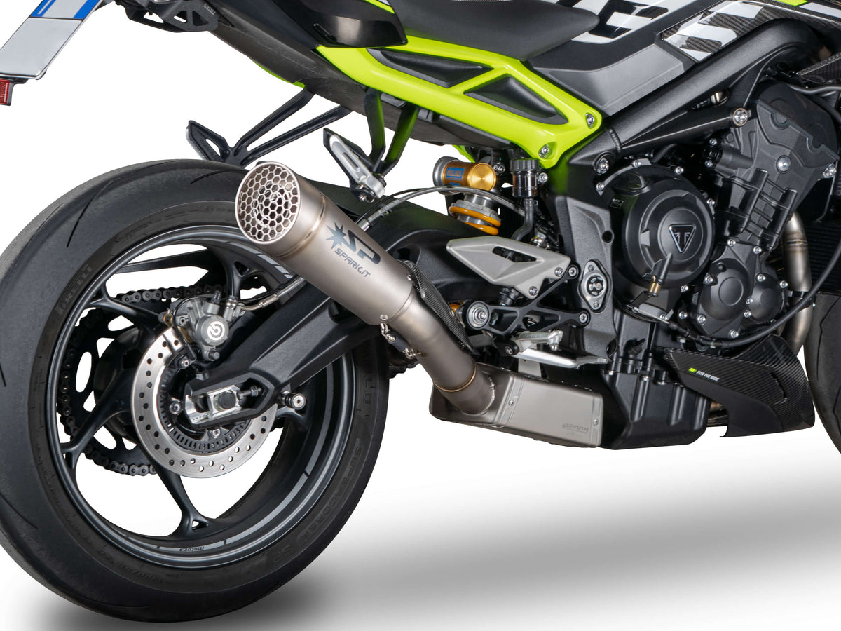 SPARK Triumph Street Triple Full Street Titanium Exhaust 