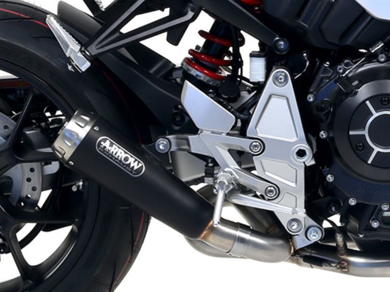 ARROW Honda CB1000R (2021+) Dark Steel Slip-on Exhaust – 2Wheels Hero