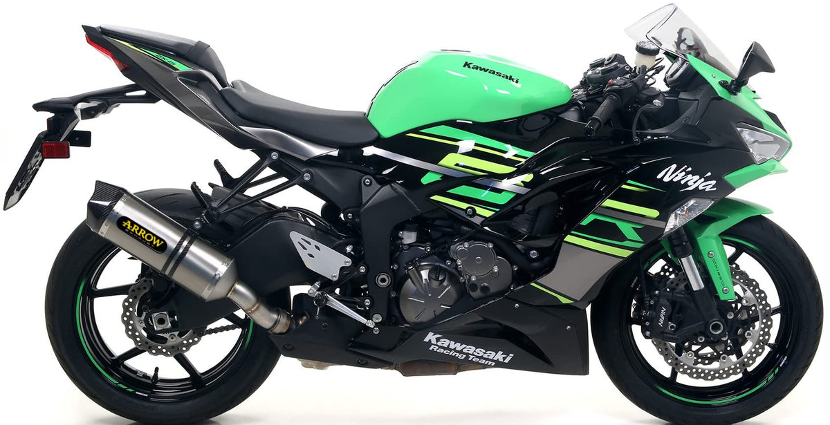 ARROW Kawasaki ZX6R 636 (2019+) Aluminum Slip-on Exhaust – 2Wheels