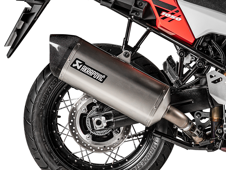 AKRAPOVIC Suzuki V-STROM 1050 (2025+) Slip-On Exhaust (titanium