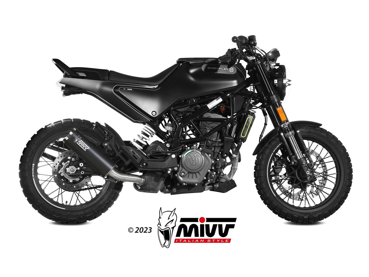 MIVV HUSQVARNA SVARTPILEN 125 Slip on Exhaust HR-1 – 2Wheels Hero