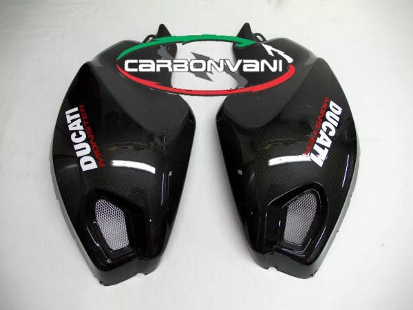 CARBONVANI Ducati Monster 1100 Fuel Tank Side Covers (09/13