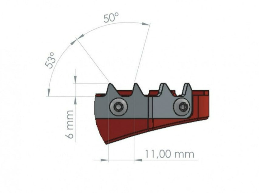 DBK Moto Morini (2021+) Pro Enduro Inserts Kit (for DBK footpegs ...
