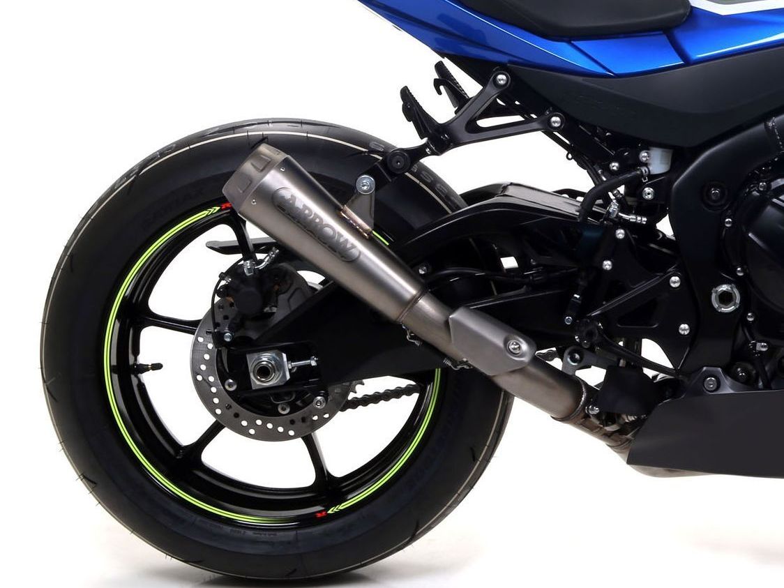 ARROW Suzuki GSXR1000/R (2017+) Titanium Slip-on Exhaust – 2Wheels Hero