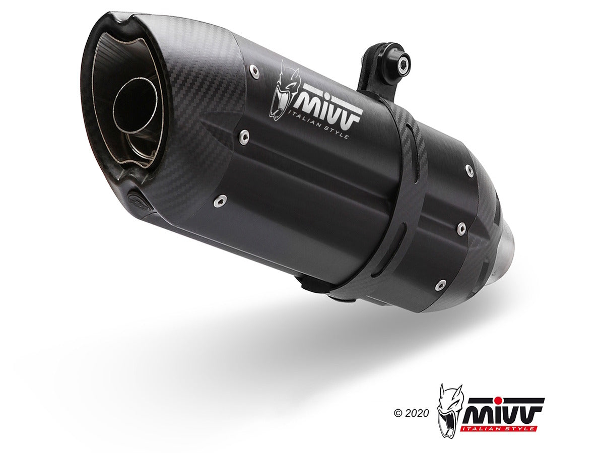 サイレンサー 排気ホンダCBR 500 R 2015 MIVVスリップオンスチール