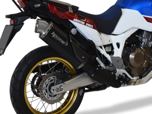 HP CORSE Honda CRF1000L Africa Twin Slip-on Exhaust 4-Track R