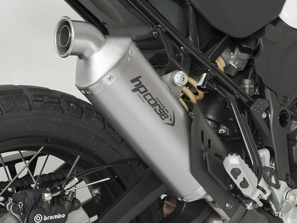 HP CORSE Ducati DesertX (2022+) Titanium Slip-on Exhaust (Euro 5) – Two  Wheels Hero