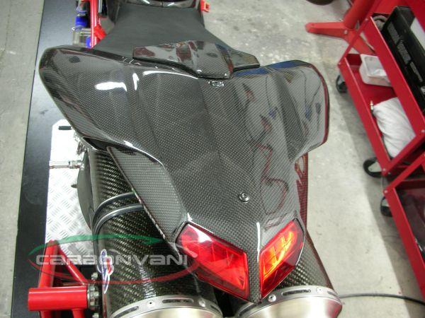 CARBONVANI Ducati Superbike 1098 / 1198 / 848 Carbon Solo Seat Tail (Road  version)