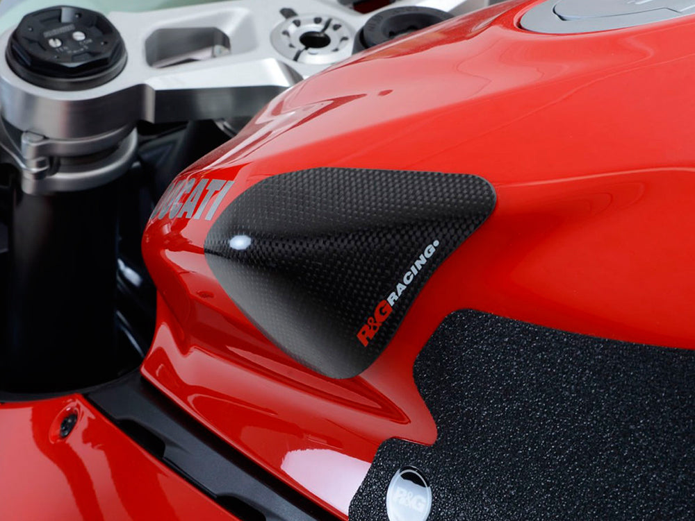 TS0009 - R&G RACING Ducati Panigale V2 / Streetfighter (2012+) Carbon Fuel  Tank Protection Sliders