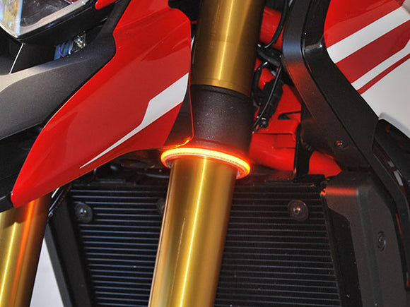 NEW RAGE CYCLES Universal LED Front Turn Signals 