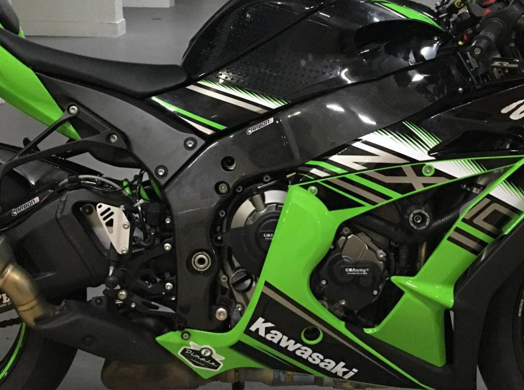 CARBON2RACE Kawasaki ZX-10R (16/) Carbon Frame Covers – 2Wheels