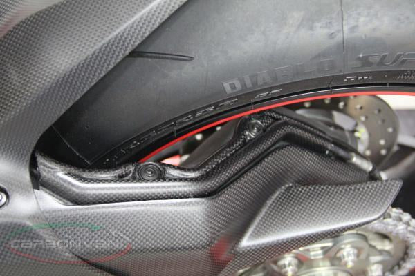 CARBONVANI Ducati Panigale V2 Carbon Swingarm Wire Cover – 2Wheels