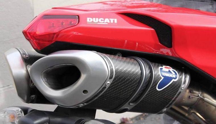 008CR - TERMIGNONI Ducati Superbike 1098/1198/848 Carbon Slip-on Exhaust  (racing)