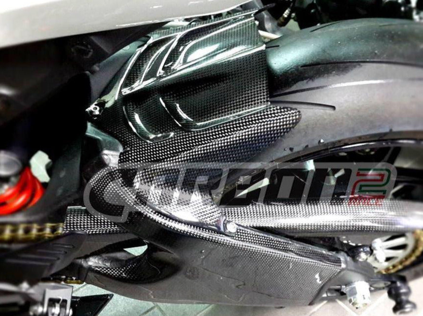 CARBON2RACE Kawasaki ZX-6R (09/18) Carbon Rear Hugger – 2Wheels Hero