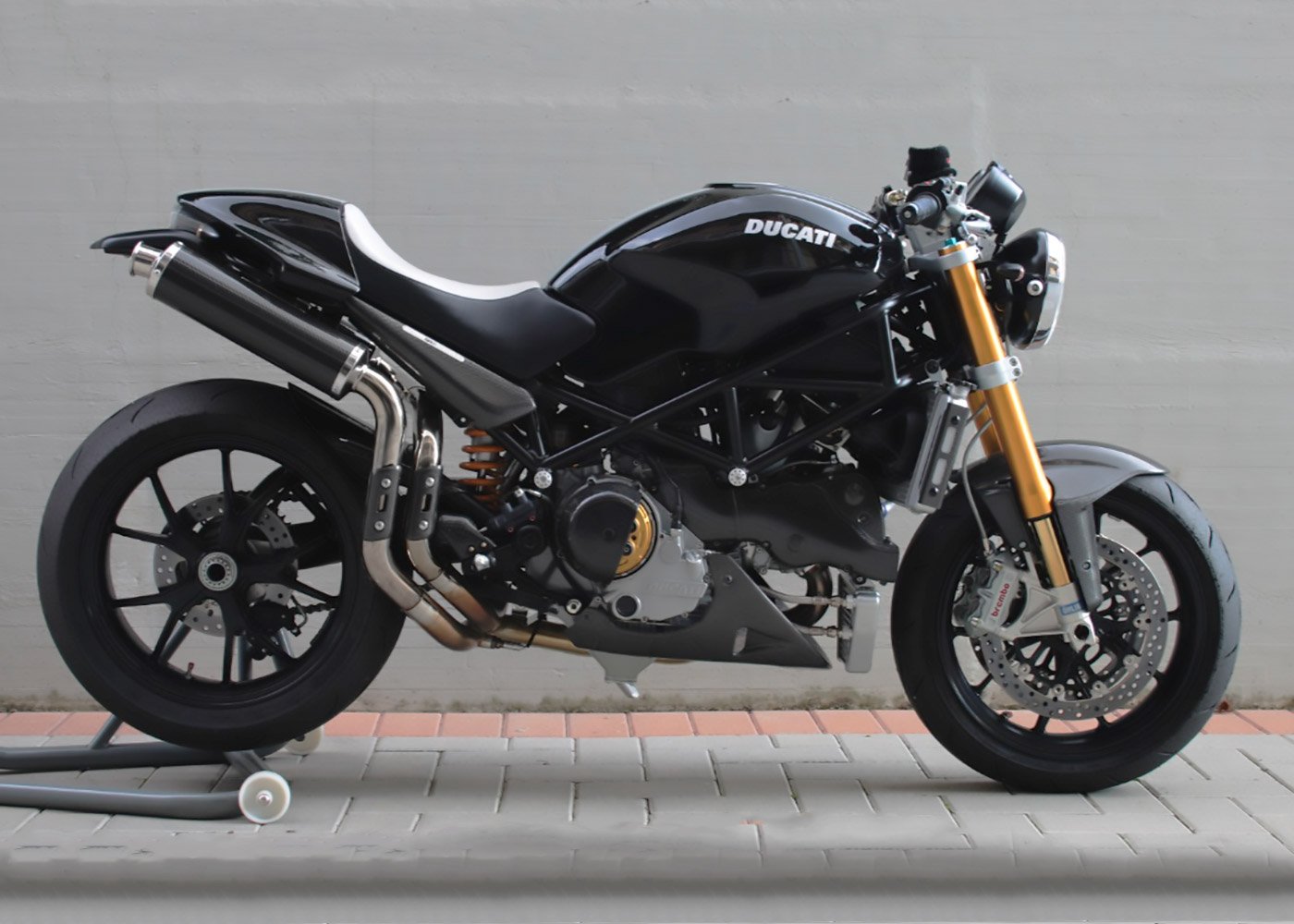 SPARK Ducati Monster S2R / S4R (03/06) Carbon Slip-on Exhaust 