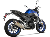 AKRAPOVIC S-Y125R8-HZT Yamaha MT-125 / YZF-R125 (2021+) Exhaust System "Racing Line" (titanium) – Accessories in the 2WheelsHero Motorcycle Aftermarket Accessories and Parts Online Shop