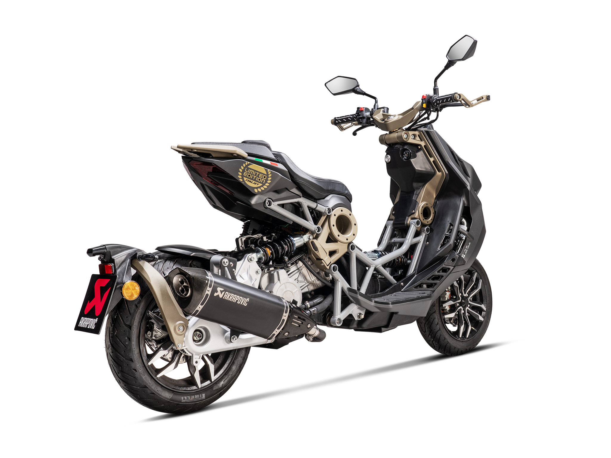 AKRAPOVIC Italjet Dragster 300 (2025+) Slip-On Line (titanium