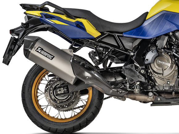 AKRAPOVIC S-S8SO1-HAFT Suzuki V-Strom 800DE (2025+) Slip-on Exhaust (titanium) – Accessories in the 2WheelsHero Motorcycle Aftermarket Accessories and Parts Online Shop