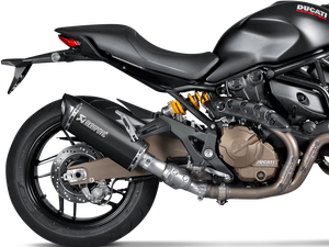 AKRAPOVIC S-D8SO2-HRBL Ducati Monster 821 (2016+) Slip-on Exhaust (titanium) – Accessories in the 2WheelsHero Motorcycle Aftermarket Accessories and Parts Online Shop