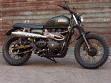ZARD Triumph Scrambler 900 (08/16) Full Exhaust System "Conical" (fuel injection; high mount)