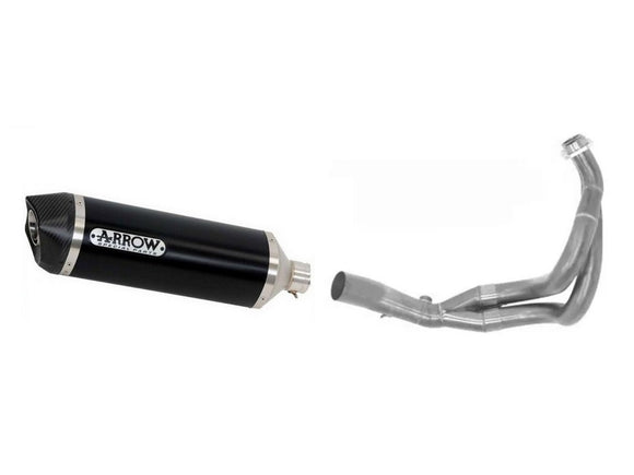 ARROW 71459KZ+71794MK Kawasaki ER6N (2012+) Carbon Full Exhaust System 