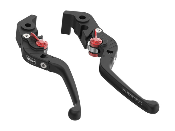 EVOTECH Ducati Monster / Scrambler Handlebar Levers (long, folding) – Accessories in the 2WheelsHero Motorcycle Aftermarket Accessories and Parts Online Shop