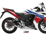 MIVV H.051 HONDA CBR 500 R ( 2013 / 15 ) Slip On Exhaust "Suono" (black; approved) – Accessories in the 2WheelsHero Motorcycle Aftermarket Accessories and Parts Online Shop