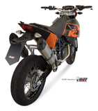 MIVV KT.003 KTM 690 SUPERMOTO ( 2007 / 12 ) Dual Bolt-on Exhaust "Suono" ( stainless steel; approved) – Accessories in the 2WheelsHero Motorcycle Aftermarket Accessories and Parts Online Shop