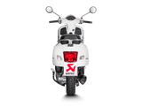 AKRAPOVIC S-VE125SO1-HZBL Vespa GTS 125 / Super / Sport / Tech (2020+) Slip-On Exhaust (SS) – Accessories in the 2WheelsHero Motorcycle Aftermarket Accessories and Parts Online Shop