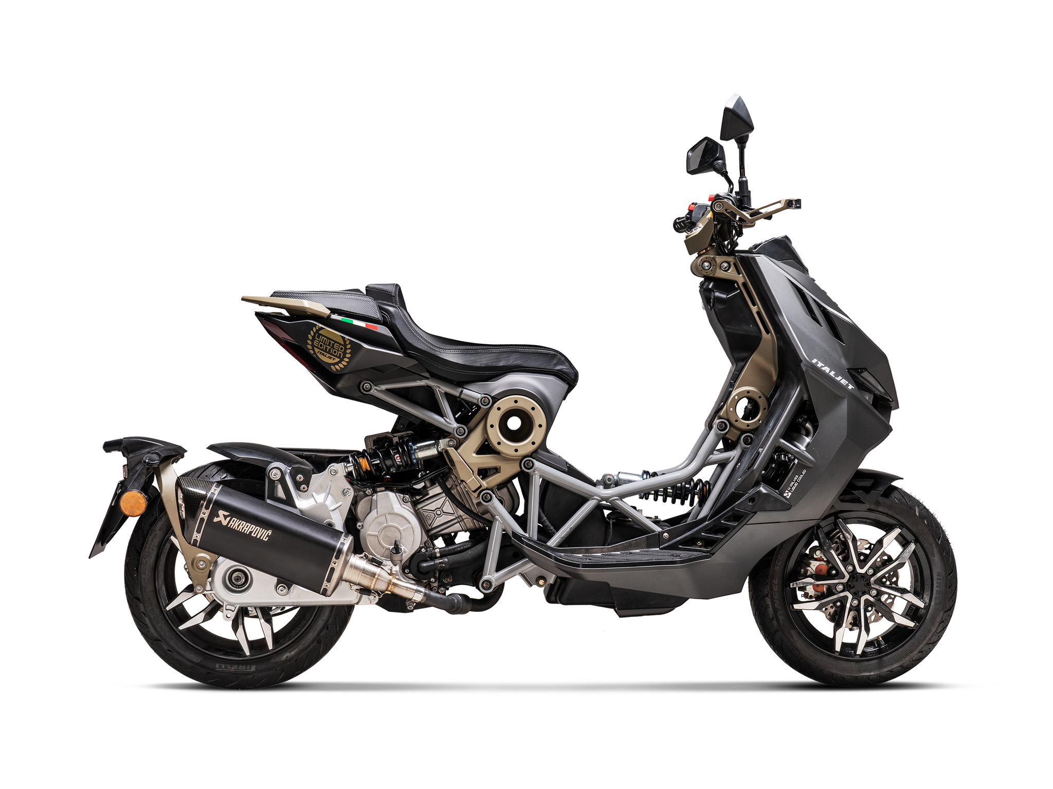 AKRAPOVIC Italjet Dragster 125 / 200 (2024+) Slip-On Line