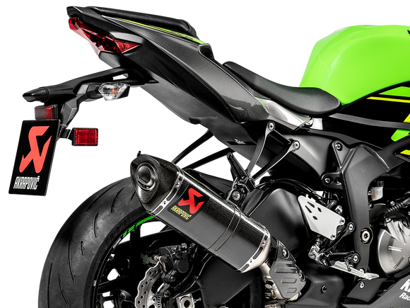 AKRAPOVIC S-K6SO7-HZC Kawasaki Ninja ZX-6R (2020+) Slip-on Exhaust (carbon)