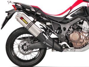 AKRAPOVIC S-H10SO22-HWT Honda CRF1000L Africa Twin/  Adventure Sports (2019+) Slip-on Exhaust (titanium) – Accessories in the 2WheelsHero Motorcycle Aftermarket Accessories and Parts Online Shop