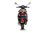 AKRAPOVIC S-VE125SO3-HZBL Vespa Primavera 150ie 3V (2022+) Slip-On Exhaust (SS) – Accessories in the 2WheelsHero Motorcycle Aftermarket Accessories and Parts Online Shop