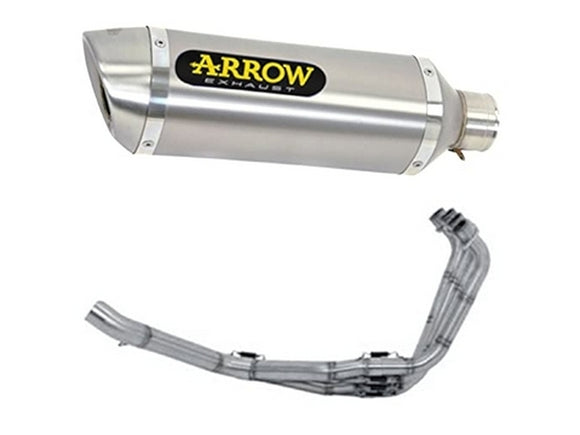 ARROW 71704KZ+71892AO Honda CB650R (2019+) Aluminum Full Exhaust System 
