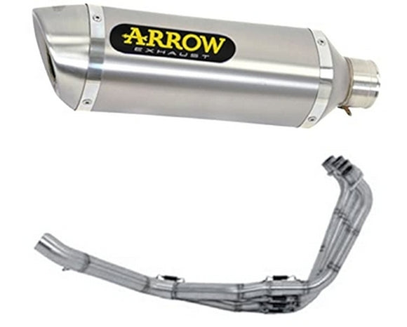 ARROW 71704KZ+71892AO Honda CB650R (2019+) Aluminum Full Exhaust System 