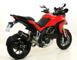 ARROW 71429MI+71768MK Ducati Multistrada 1200/S (2010+) Carbon Full Exhaust System "Competition Evo Pista" (racing)