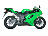 AKRAPOVIC S-K6SO5-HACT Kawasaki Ninja ZX-6R (2008+) Slip-on Exhaust (titanium)