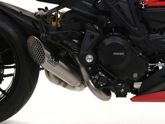 ARROW 71740MI+71222PR Ducati Diavel 1260S (2019+) Titanium Slip-on Exhaust 