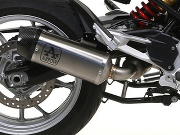 ARROW 71729MI+71915PK BMW F900R/XR (2020+) Titanium Slip-on Exhaust 