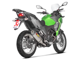 AKRAPOVIC S-K3SO2-HZT Kawasaki KLE 250 / 300 Versys-X (2020+) Slip-On Exhaust (titanium)