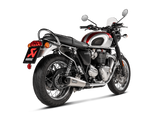 AKRAPOVIC S-T12SO4-HCQT Triumph Bonneville T120 (2020+) Slip-On Exhaust (titanium) – Accessories in the 2WheelsHero Motorcycle Aftermarket Accessories and Parts Online Shop