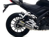 ARROW 51018MI+51518AK Yamaha MT125 (2020+) Aluminum Full Exhaust System "Competition Evo Thunder" (racing)