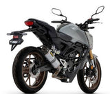 ARROW 51519PKW Honda CB125R (2021+) Titanium Full Exhaust System "Competition Evo Thunder" (racing)