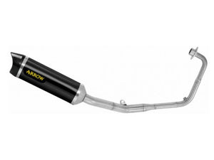 ARROW 51519MKW Honda CB125R (2021+) Carbon Full Exhaust System "Competition Evo Thunder" (racing)