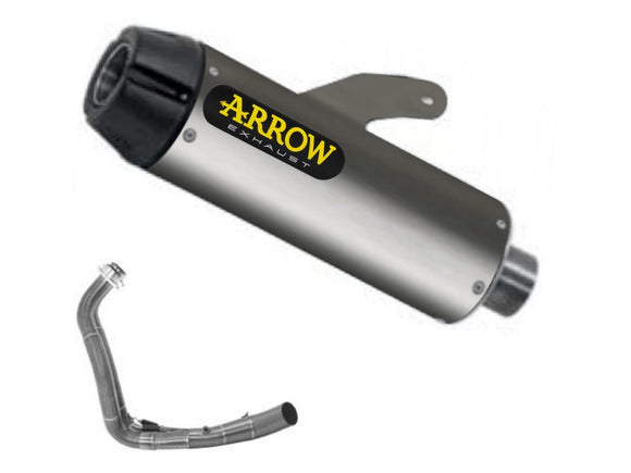 ARROW 71642KZ+71843JR Yamaha Tracer 700 (2020+) Titanium Full Exhaust System 