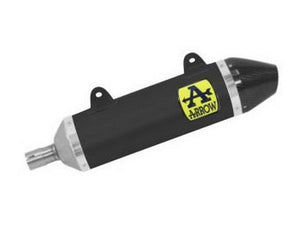 ARROW 52509AKN Aprilia RX/SX 125 (2018+) Dark Aluminum Slip-on Exhaust "Thunder" – Accessories in the 2WheelsHero Motorcycle Aftermarket Accessories and Parts Online Shop