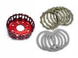 STM ITALY Ducati Dry Basket and Clutch Plate Set