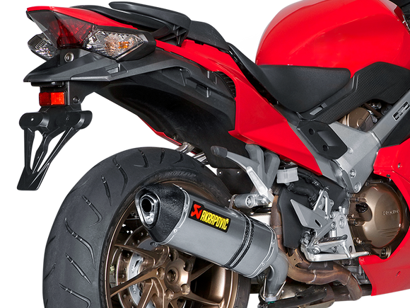 AKRAPOVIC S-H8SO3-HRT Honda VFR800F / Crossrunner (2016+) Slip-on Exhaust (titanium)