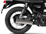AKRAPOVIC S-T12SO4-HCQT Triumph Bonneville T100 (2020+) Slip-On Exhaust (titanium) – Accessories in the 2WheelsHero Motorcycle Aftermarket Accessories and Parts Online Shop